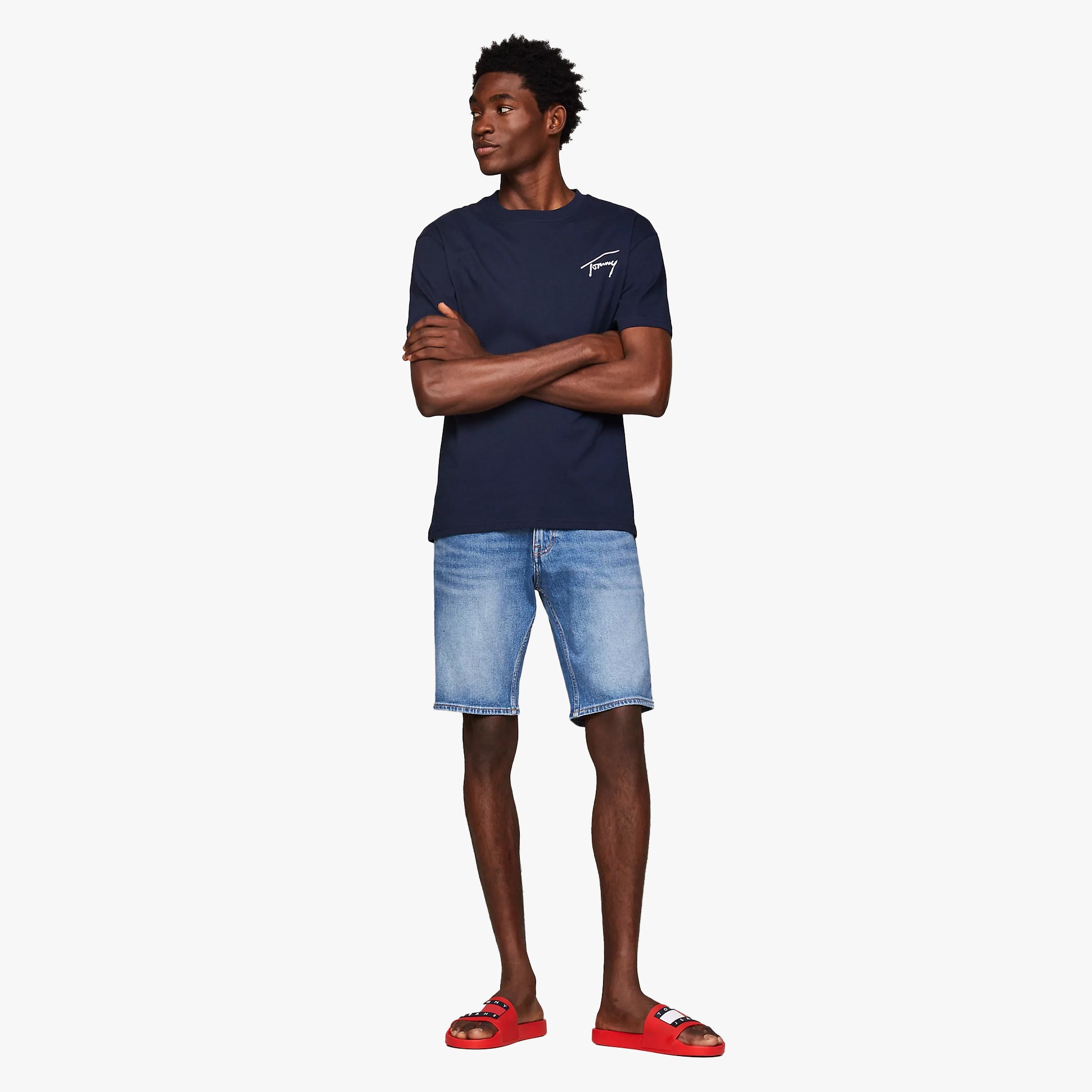 Tommy Hilfiger TJ POOL SLIDES Mens Slides Deep Crimson
