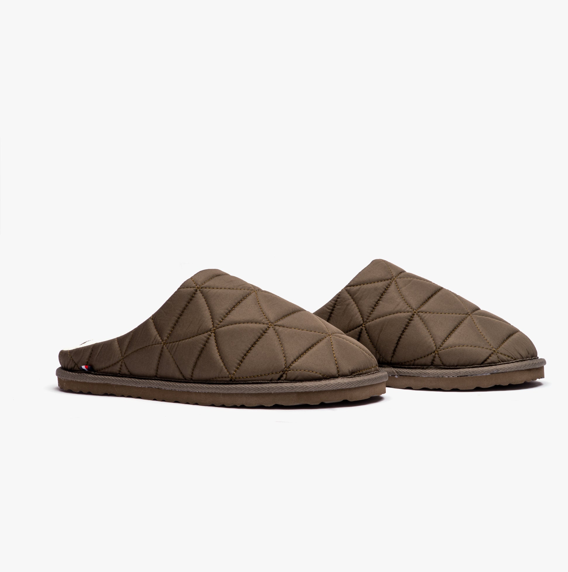 Tommy Hilfiger NYLON HILFIGER HOME Mens Slippers Army Green