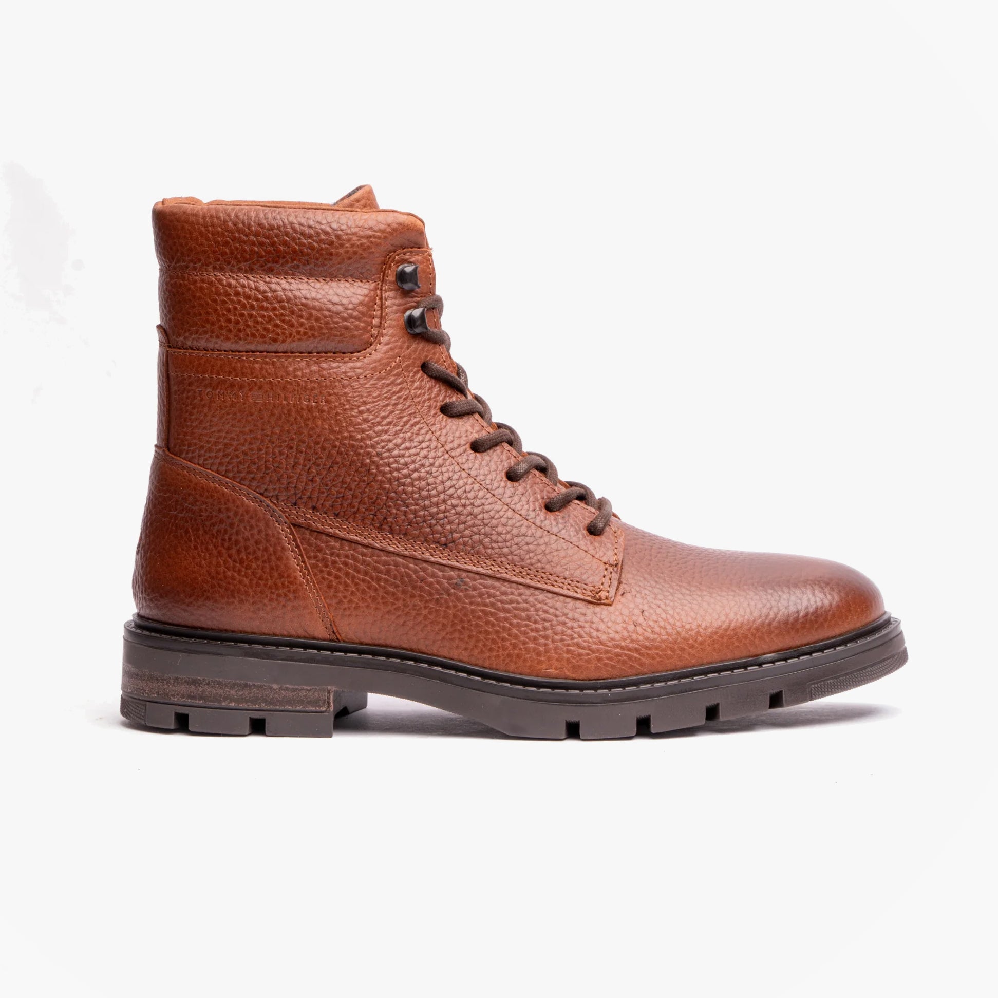 Tommy Hilfiger WARM PADDED HILFIGER LTH Mens Boots Winter Cognac