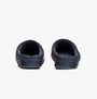 Tommy Hilfiger NYLON FLAG Mens Loafers Desert Sky rear view showing slip-on mules with textile upper and flat sole.
