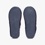 Tommy Hilfiger NYLON FLAG Mens Loafers Desert Sky bottom view showing textured sole and lightweight design.