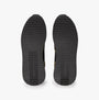 Tommy Hilfiger LEATHER SERRATED RUNNER Mens Trainers Black bottom view of shoe sole