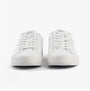 Tommy Hilfiger LOGO PATCH Mens Trainers White front view showing lace-up design and casual style.