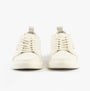 Tommy Hilfiger MONO-SOCK KNIT Mens Trainers Alabaster front view showing lace-up design and casual style.