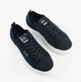 Tommy Hilfiger MONO-SOCK KNIT Mens Trainers Desert Sky top view showing laces and knit design.