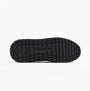 Tommy Hilfiger ESSENTIAL MIXED TEXTURE Mens Trainers Black sole view with rubber traction detailing.