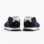 Tommy Hilfiger ESSENTIAL MIXED TEXTURE Mens Trainers Desert Sky back view showing design and color details.