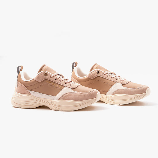 Tommy Hilfiger ESSENTIAL LTHR RUNNER Womens Trainers Merino