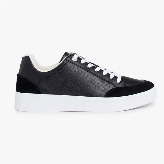 Tommy Hilfiger COURT SNEAKER Womens Trainers Black