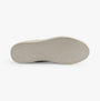 Tommy Hilfiger MONOGRAM METALLIC LEATHER Womens Court Trainers Classic Khaki bottom view of sole
