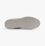 Tommy Hilfiger MONOGRAM METALLIC LEATHER Womens Court Trainers Ancient White bottom view of sole