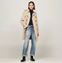 Tommy Hilfiger FLAG Womens Rainboots Beige in side view, showcasing stylish design and comfortable fit.