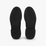 Tommy Hilfiger MINIMAL SUEDE Womens Chelsea Boots Black bottom view, showcasing rubber sole with textured grip.