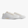 Tommy Hilfiger CHIC COURT Womens Trainers White side view showing casual leather upper and lace-up closure.