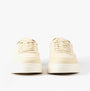 Tommy Hilfiger MODERN COURT SNEAKER Womens Muslin back view of low-top lace-up trainers in casual leather style.