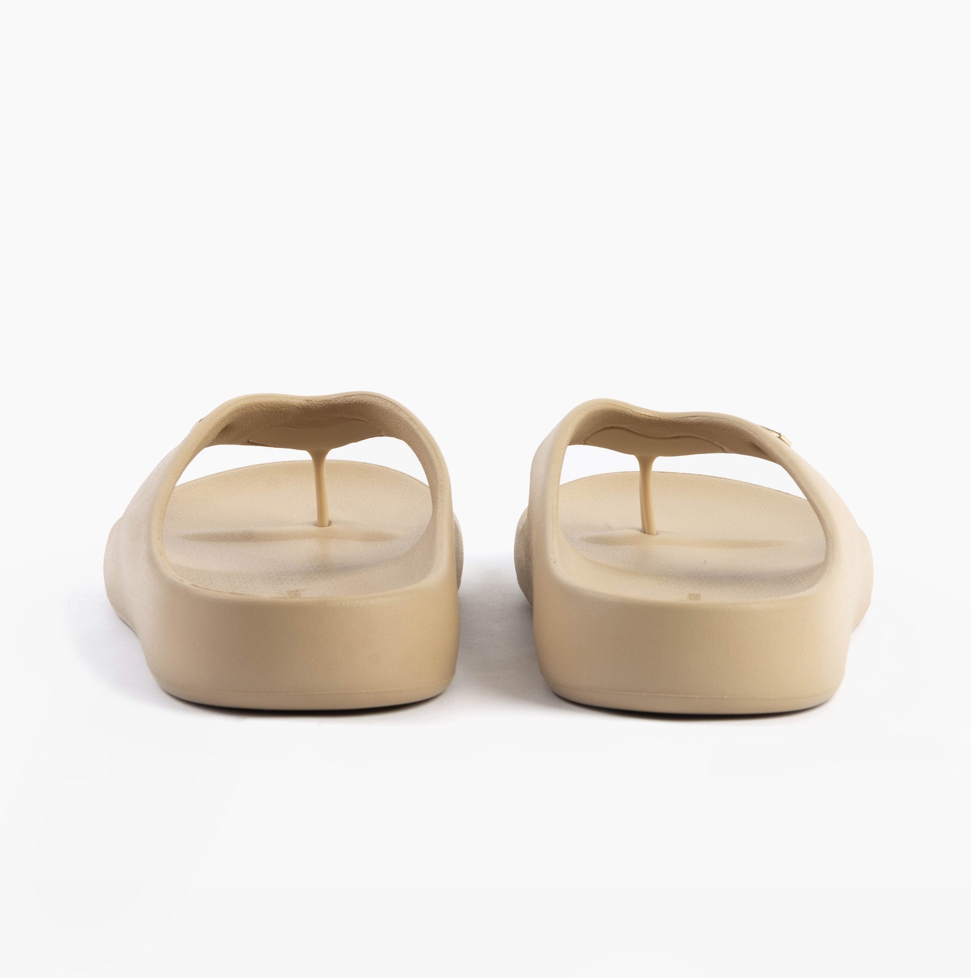 Tommy Hilfiger ENAMEL FLAG CONTOURED Womens Sandals Horseradish back view showing lightweight EVA design.