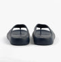 Tommy Hilfiger ENAMEL FLAG CONTOURED Womens Sandals Space Blue rear view showcasing lightweight EVA material and slip-on design.