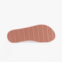 Tommy Hilfiger STRIPES LOGO Womens Flip-Flops Foggy Pink bottom view showing textured sole design.