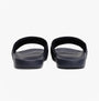 Tommy Hilfiger POOLSIDE Logo Webbing Sliders Navy back view showcasing the slip-on design and lightweight construction.