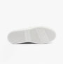 Tommy Hilfiger PLATFORM COURT Womens Trainers White bottom view showcasing rubber sole and brand detail.