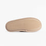 Tommy Hilfiger TH SOFT HOUSE SHOE Womens Slippers Misty Bluesh bottom view showing flat sole design and brand logo