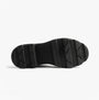 Tommy Hilfiger FLAG LONG RAINBOOT Womens Boots Black bottom view showcasing durable rubber sole.