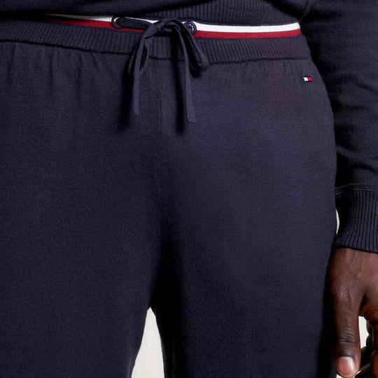 Tommy Hilfiger GLOBAL STRIPE Mens Cuffed Joggers Desert Sky