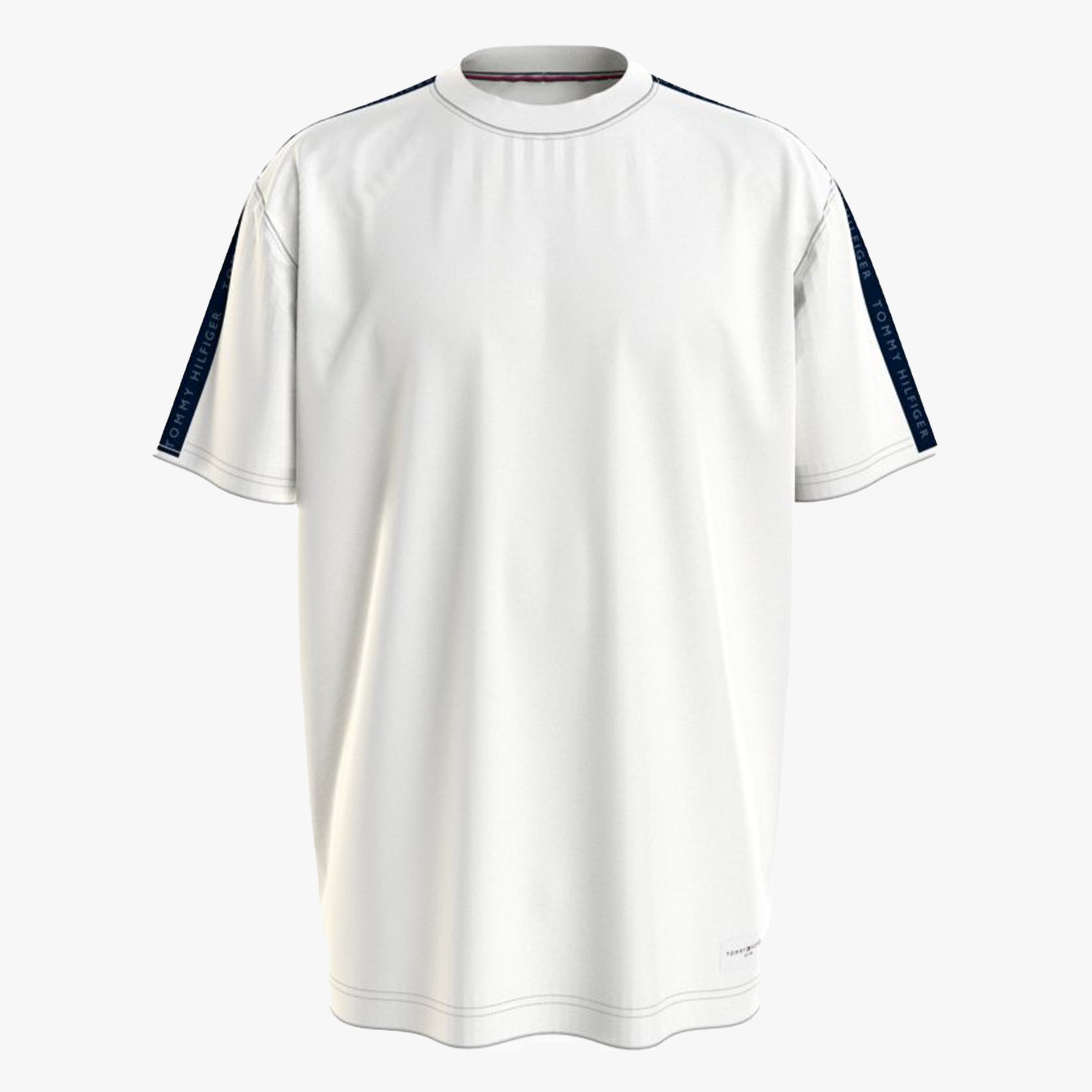 Tommy Hilfiger TH ESTABLISHED Mens T-Shirt Ecru