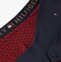 Tommy Hilfiger TRUNK PRINT & SOCK SET GOLD Mens Multicoloured detail view showing fabric design and brand logo.