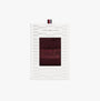 Tommy Hilfiger EVERYDAY LUXE Mens Trunk & Tee Deep Burg/Deep Burg gift boxed front view with logo detailing and deep burgundy color.