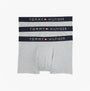Tommy Hilfiger TRUNK 3 Pack Mens Trunk Multicoloured front view featuring three trunks with logo waistband.