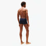 Tommy Hilfiger BOXER BRIEF 3 Pack Mens Cotton Stretch Navy back view on model, showcasing fit and design.