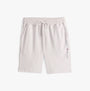 Tommy Hilfiger Mens Lounge Shorts Beige front view showcasing lightweight comfortable fabric and stylish design.
