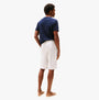 Tommy Hilfiger Mens Lounge Shorts Beige back view showcasing comfortable fit and style.