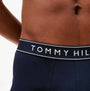 Tommy Hilfiger Mens 3 Pack Logo Waistband Trunks Multi close-up view of waistband with logo