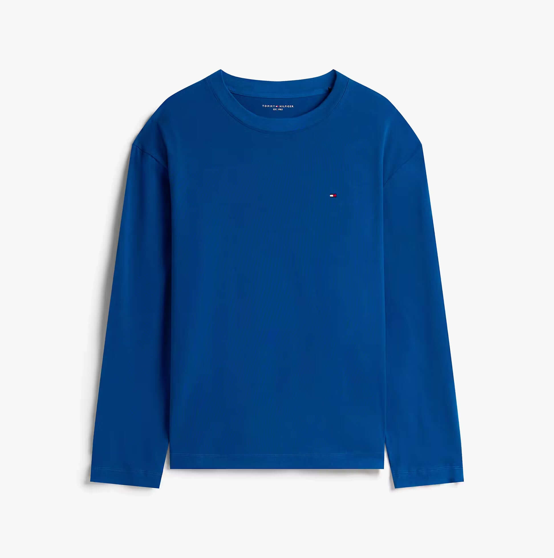 Tommy Hilfiger JERSEY PJ SET Mens Set Multicoloured, front view, long sleeve, blue color, casual wear.