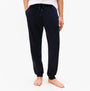 Tommy Hilfiger TH Original Mens Logo Lounge Joggers Desert Sky front view featuring cuffed legs and elasticated drawstring waist.