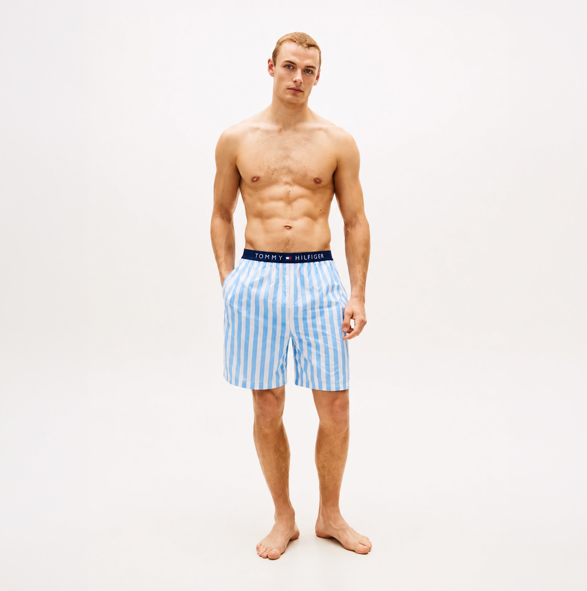 Tommy Hilfiger RELAXED WOVEN SHORT Mens Shorts Deck Chair Stripe
