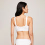 Tommy Hilfiger BRALETTE LIFT Womens White back view showcasing the padded, non-wired design in cotton-elastane blend.