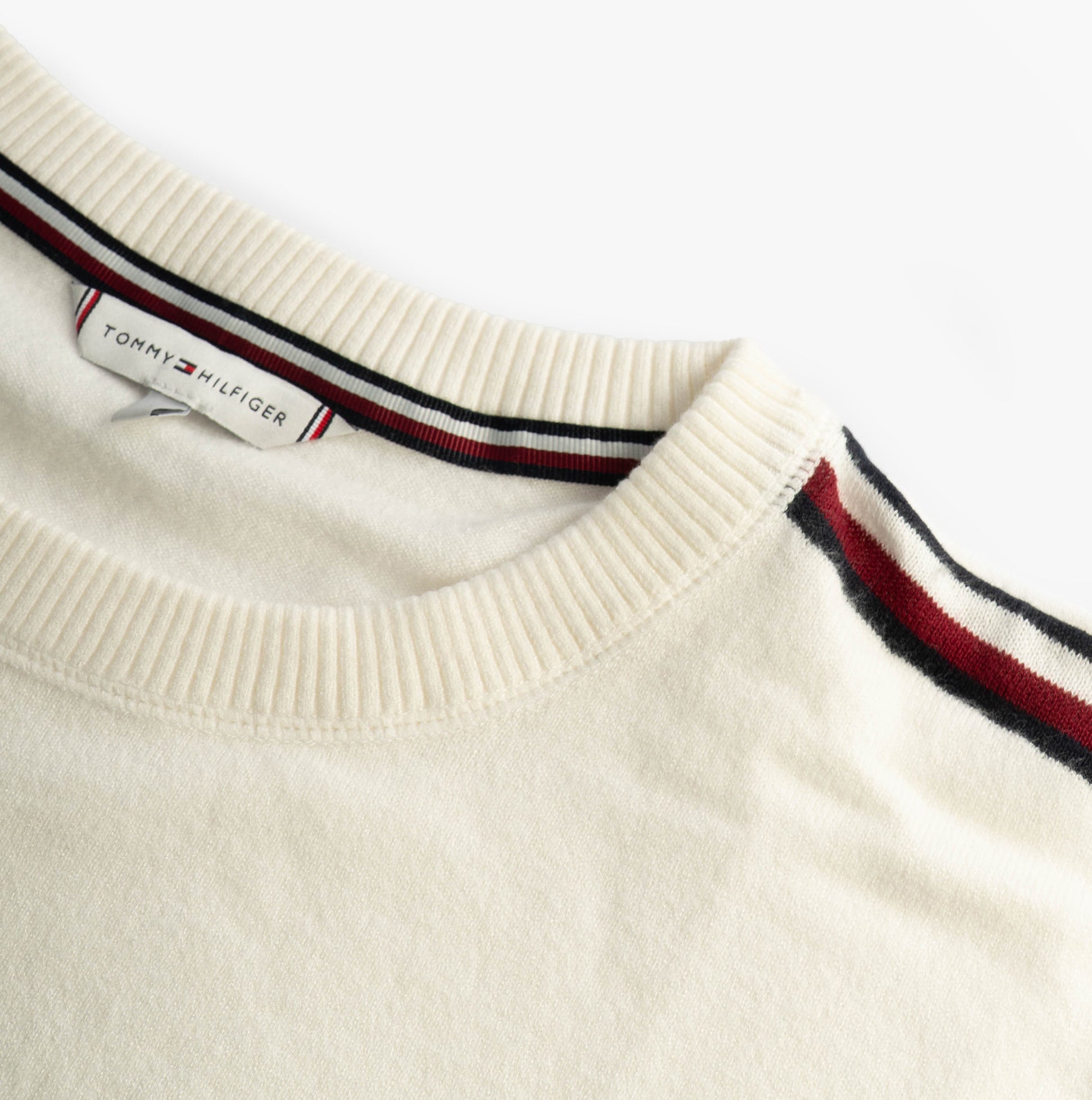 Tommy Hilfiger TRACK TOP C&S Womens Track Top Ecru