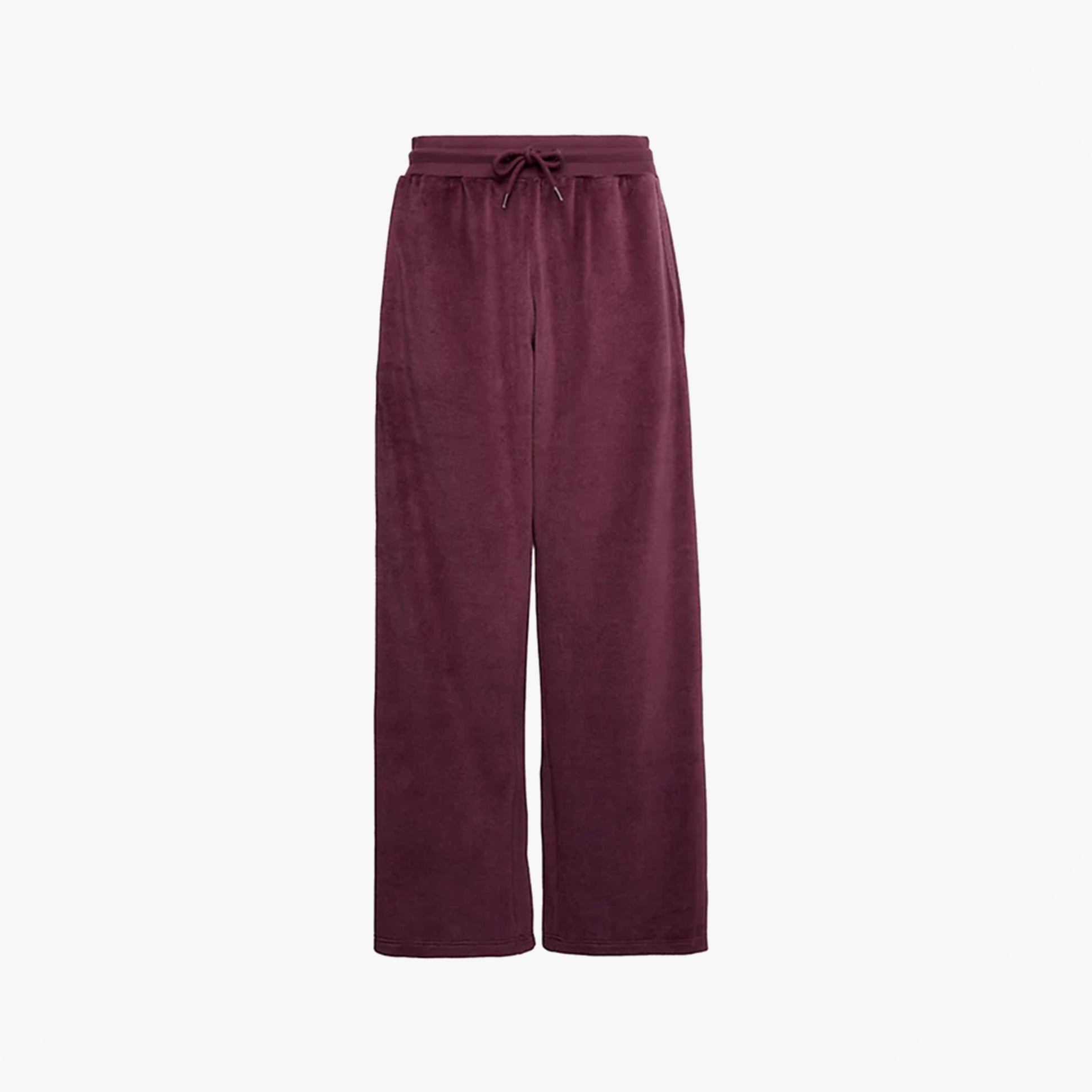 Tommy Hilfiger PANTS VELOUR Womens Pants Deep Burgundy