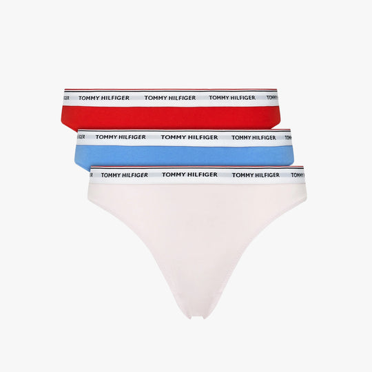 Tommy Hilfiger 3 Pack Bikini Womens Multicoloured