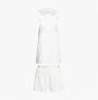 Tommy Hilfiger SATIN Pyjamas & Eye Mask Gift Set Womens Ivory front view; includes spaghetti strap top and shorts.