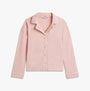 Tommy Hilfiger SHIRT PANTS SET Womens Set Foggy Pink front view, soft cotton blend, relaxed fit.