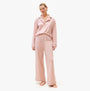 Tommy Hilfiger SHIRT PANTS SET Womens Set Foggy Pink front view model wearing set