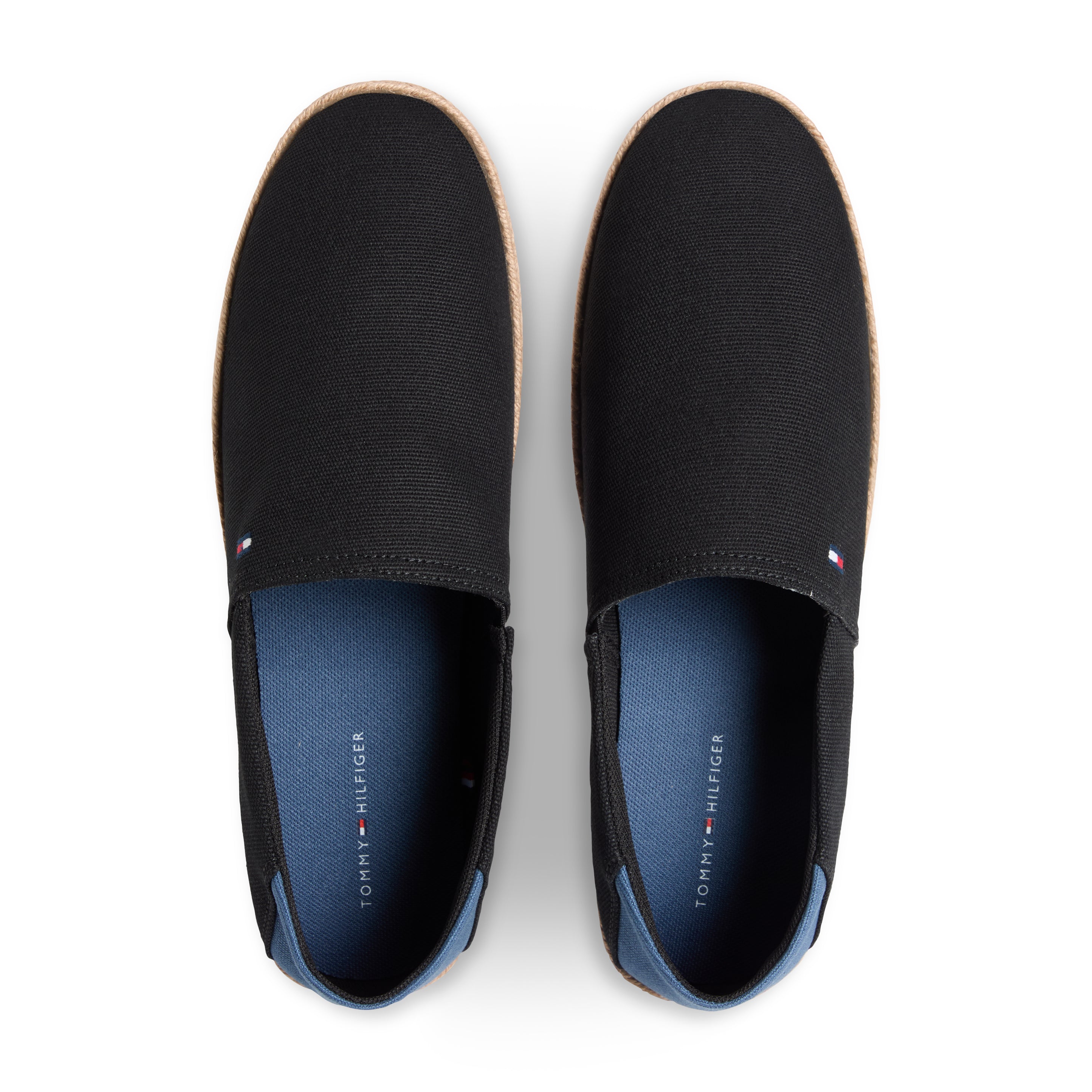 Tommy Hilfiger CORE HILFIGER Mens Espadrille Shoes Black