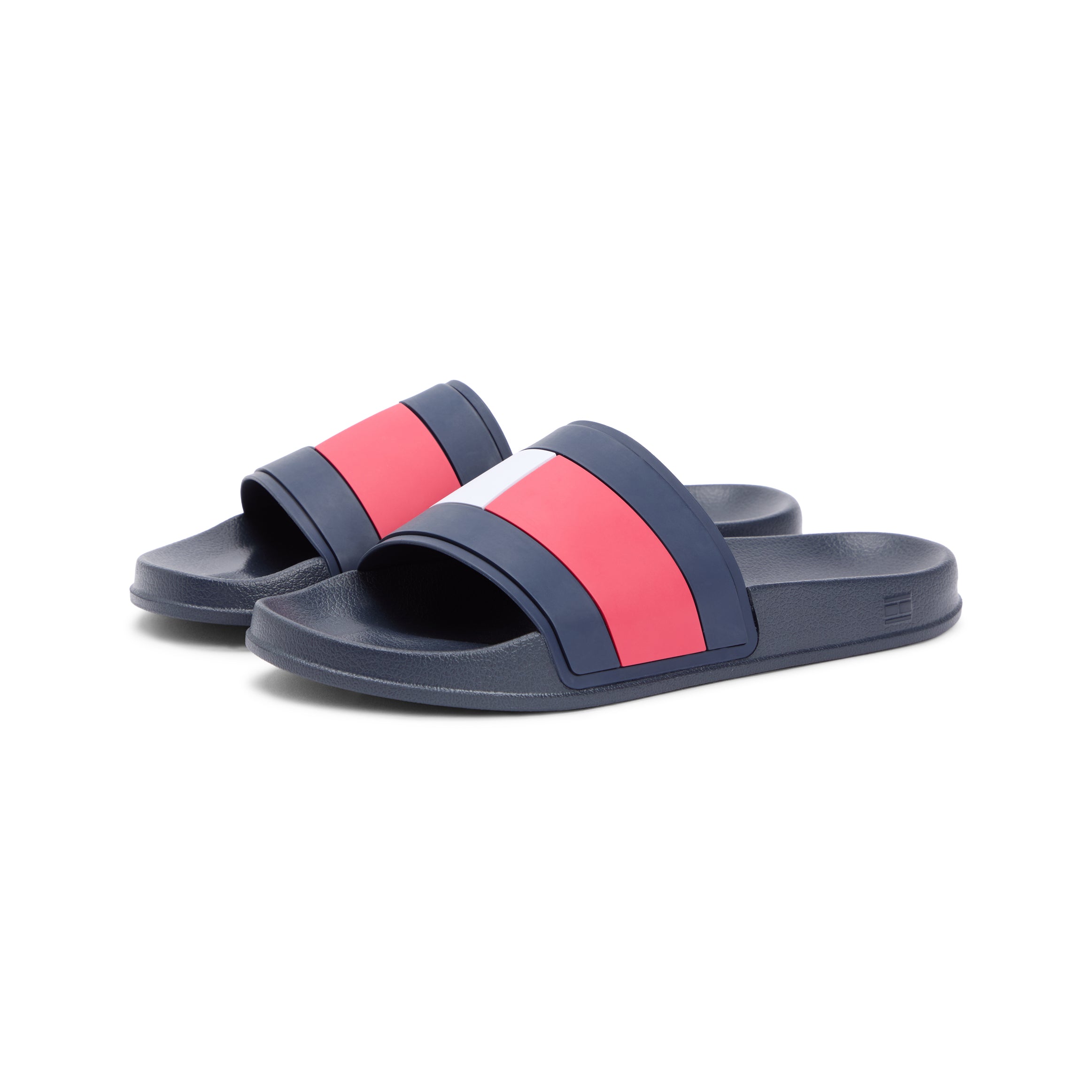 Tommy Hilfiger CORE HILFIGER FLAG POOL Mens Sliders Desert Sky