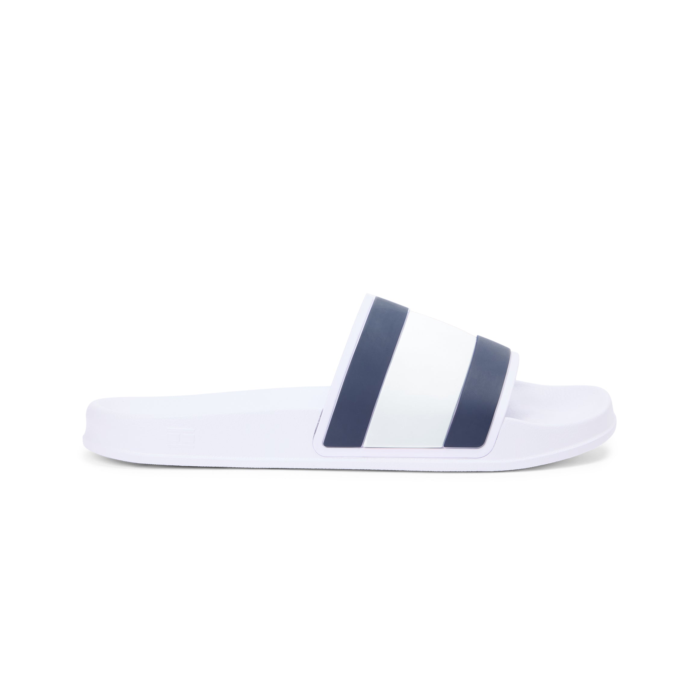 Tommy Hilfiger CORE HILFIGER FLAG POOL Mens Sliders White