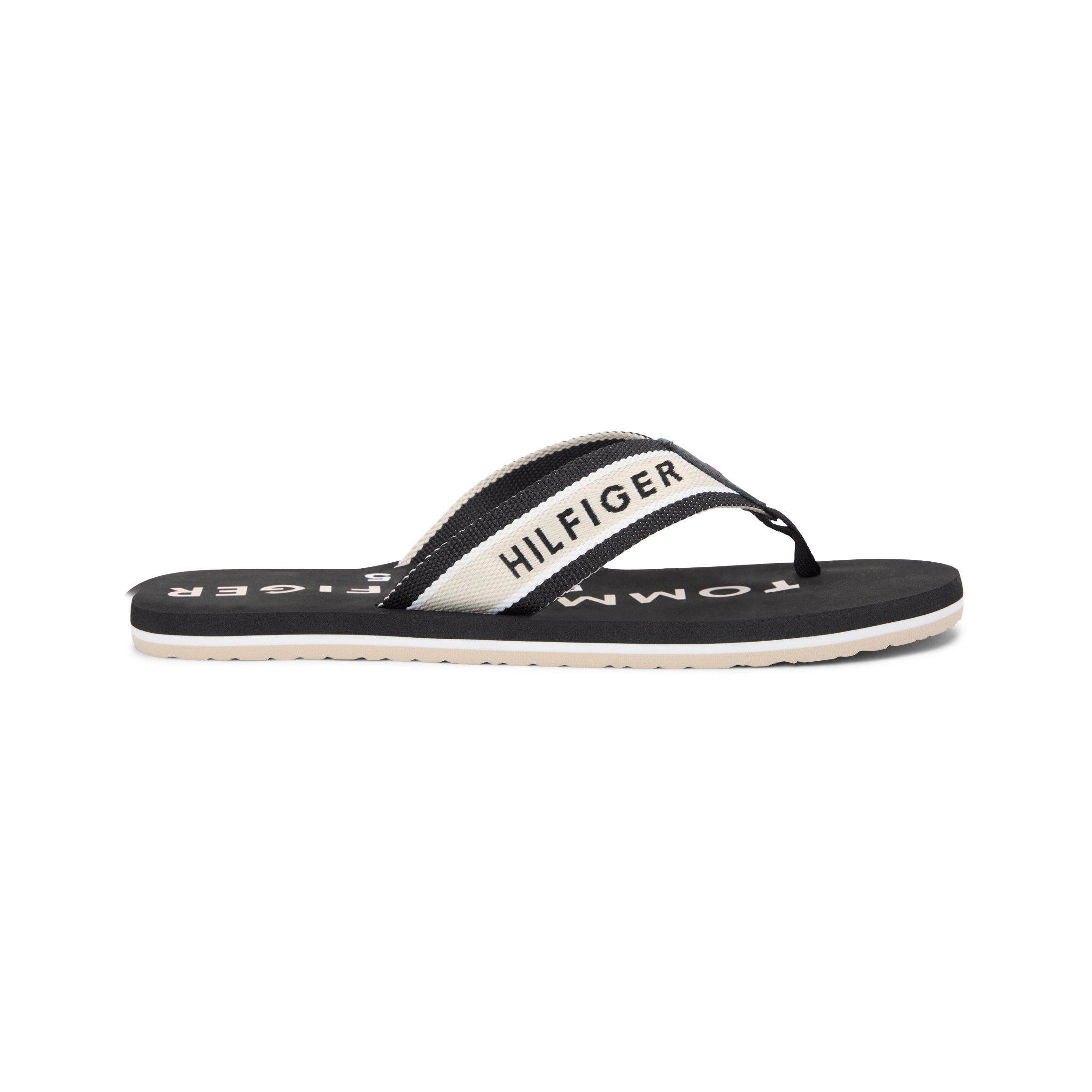 Tommy Hilfiger SPORTY HILFIGER Mens Toe-Post Sandals Black