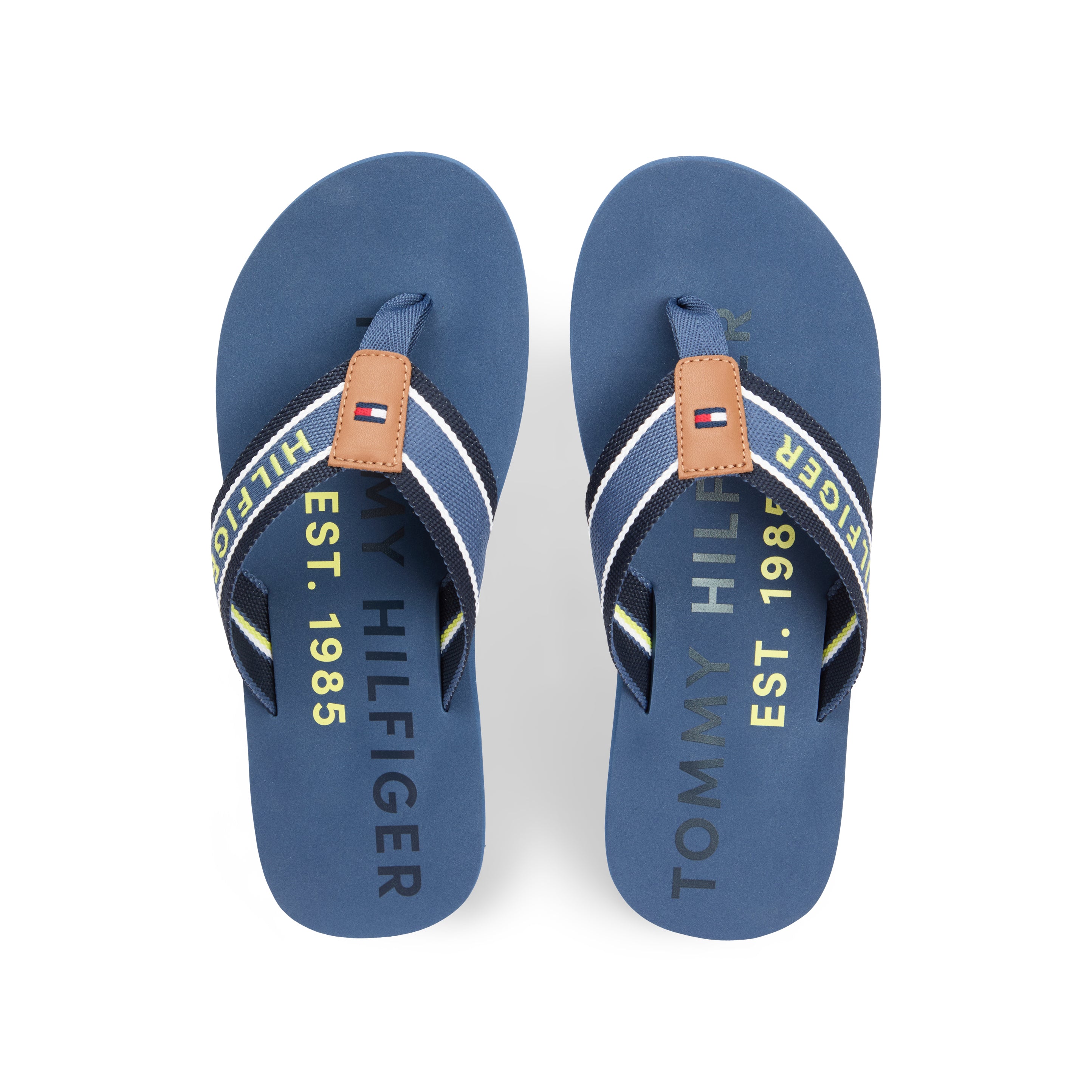 Tommy Hilfiger SPORTY HILFIGER Mens Toe-Post Sandals Aegean Sea